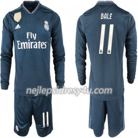 Fotbalový Dres Real Madrid BALE 11 Dětské Venkovní 2018/19 Dlouhý Rukáv
